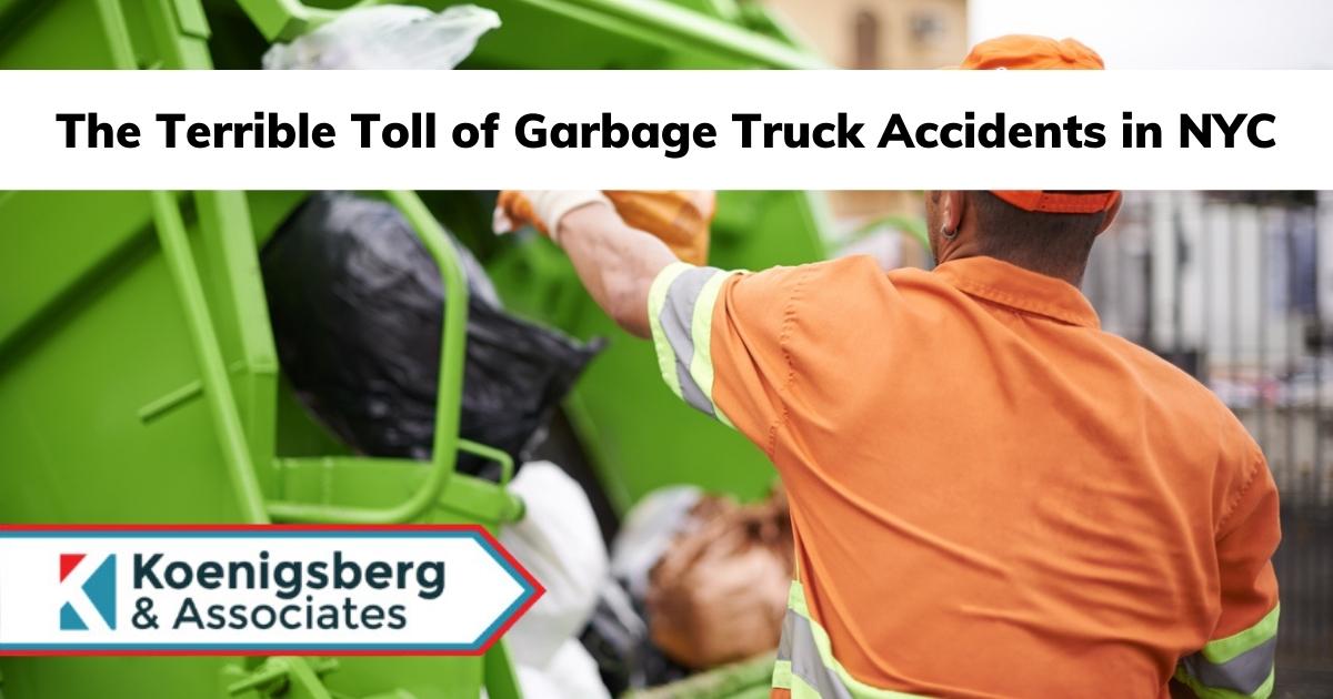 sanitation employee putting rubbish into truck