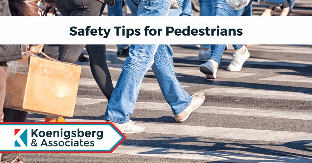 pedestrians crossing street