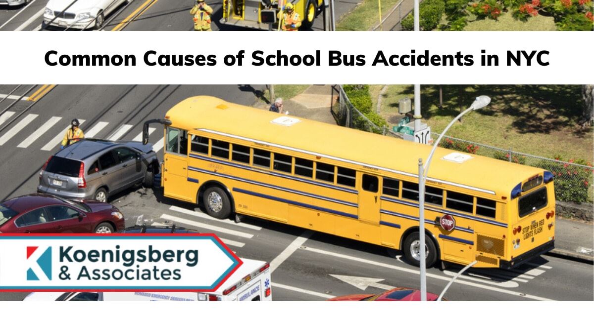 School bus involved in car accident