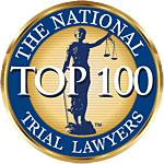 Sticker for National Top 100 Trial Lawyers